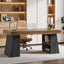 55" Executive Desk, Modern Computer Desk with Sturdy Base