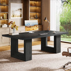 62.99" Executive Desk, Rectangular Computer Desk Conference Table for 6-8