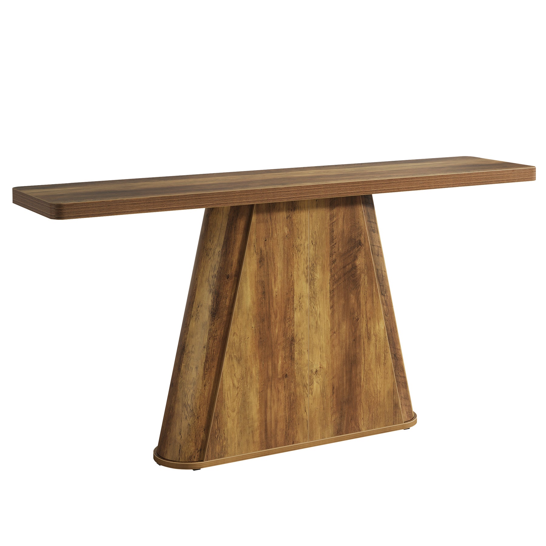 63" Console Table, Farmhouse Sofa Table Behind Couch Entryway Table