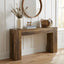 63" Console Table, Rustic Sofa Table Hallway Table with Stable Legs