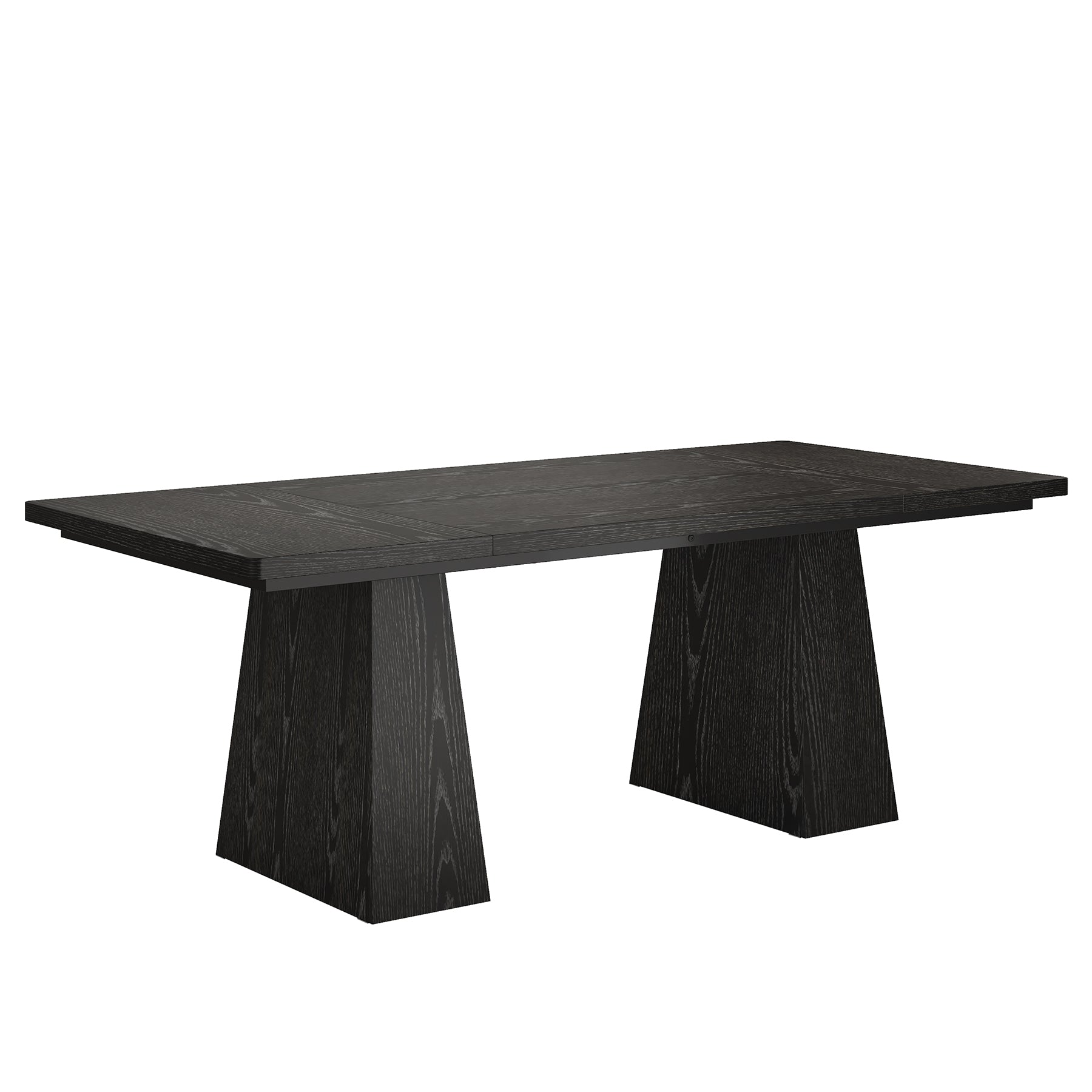 63" Modern Executive Desk, Large Office Computer Desk with Sturdy Double Pedestal