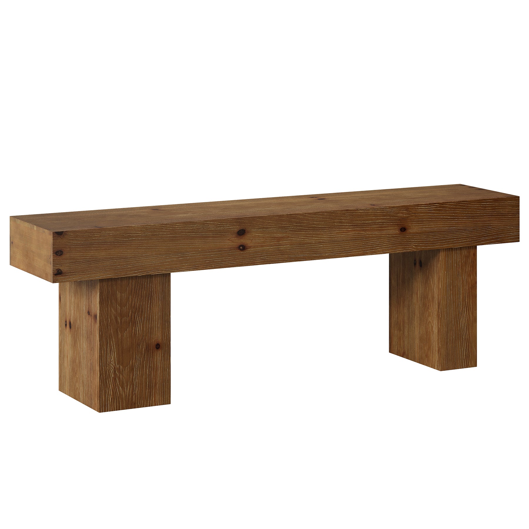 63" Solid Wood TV Stand, Heavy Duty Media Console Table Entertainment Center