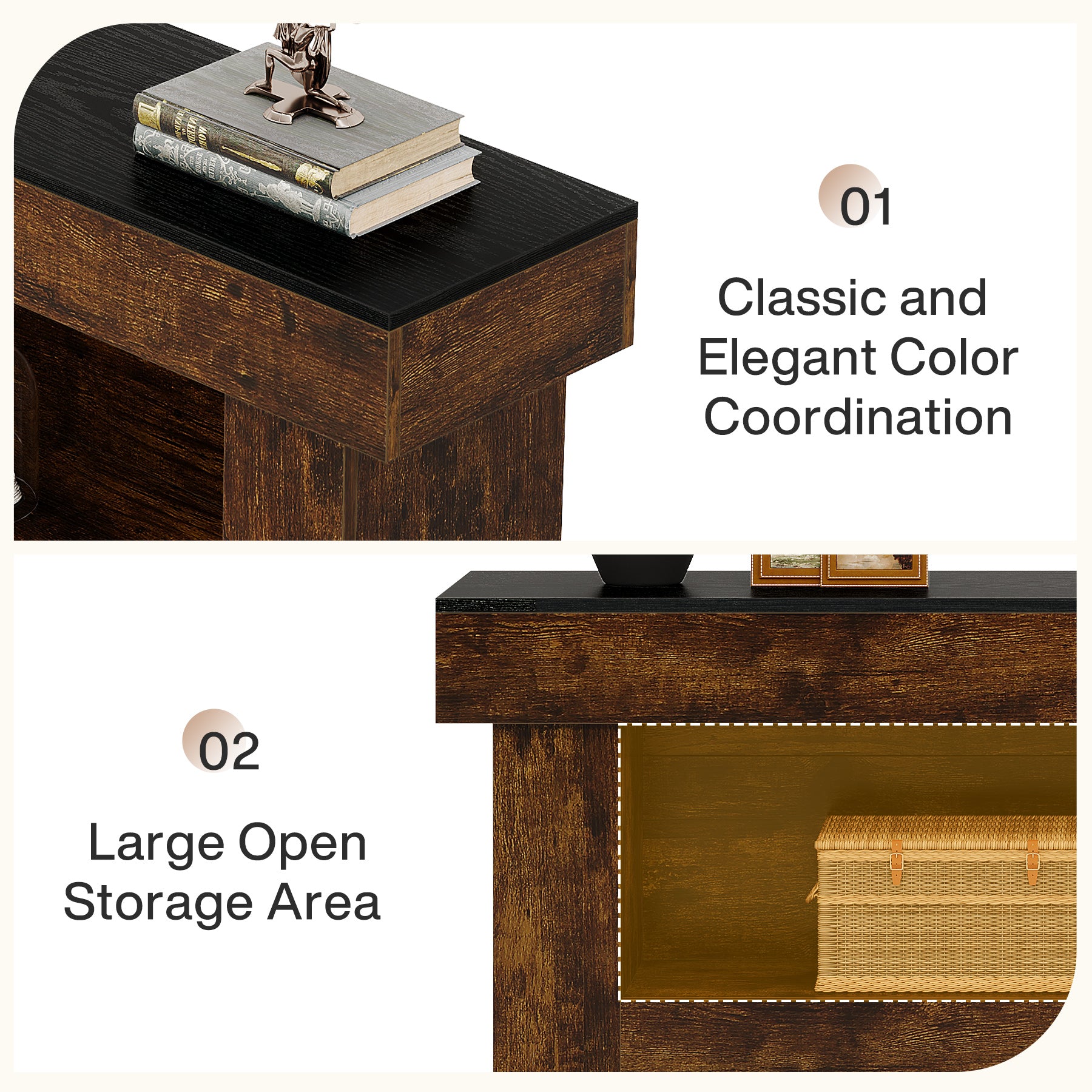 63" TV Stand, Media Console Entertainment Center for 60/65/70 Inches TVs