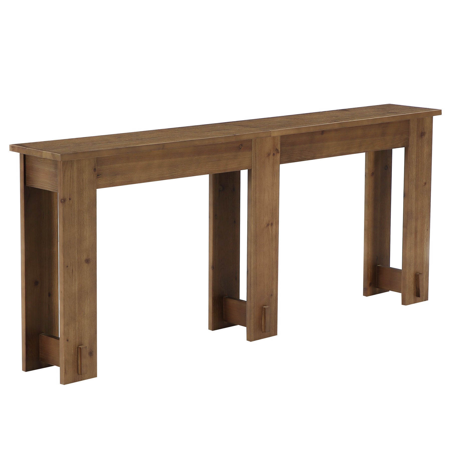 78.7" Extra Long Console Table,  Solid Wood Sofa Table with Sturdy Frame for Hallway