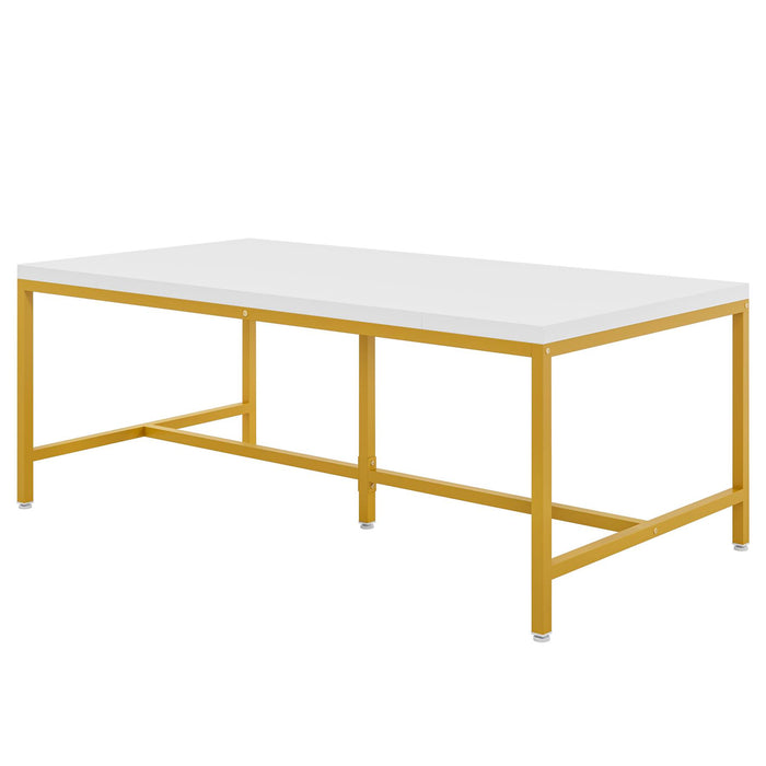 Tribesigns Conference Table, 6FT Rectangle Meeting Table Executive Desk Tribesigns