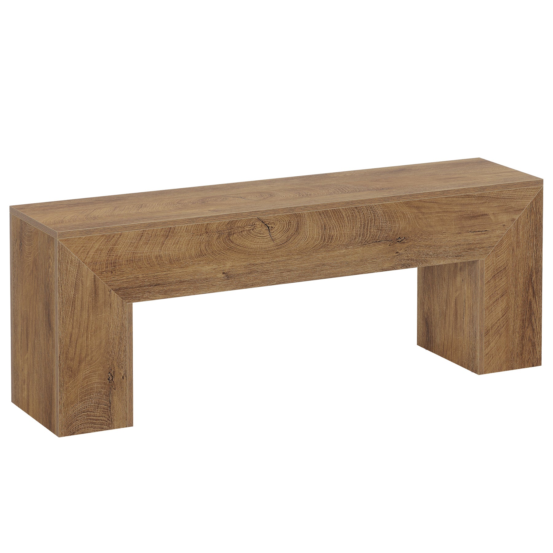 47" Dining Bench, Farmhouse Entryway Bench End of Bed Bench