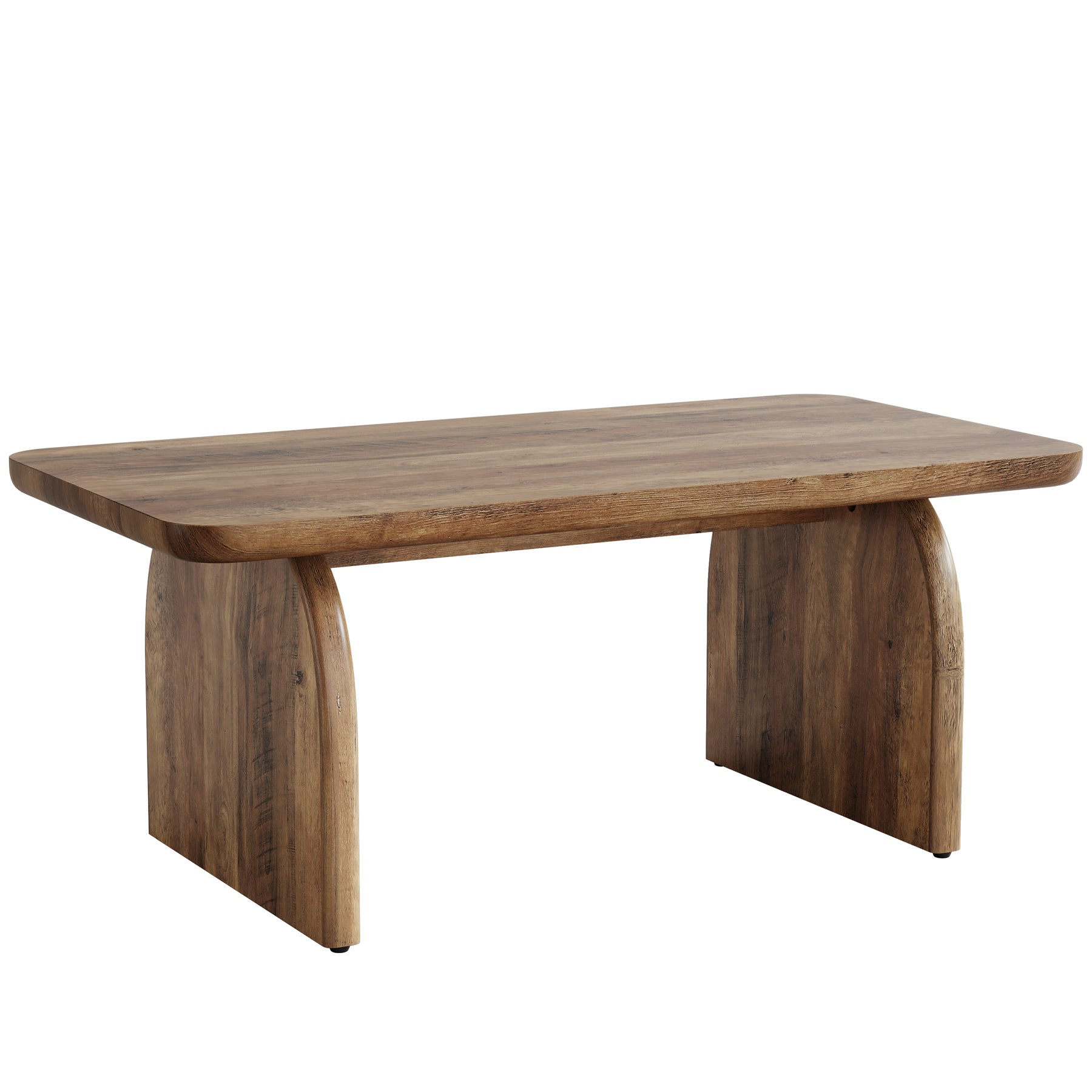 47 Inch Coffee Table Farmhouse Center Table Low Cocktail Tea Table
