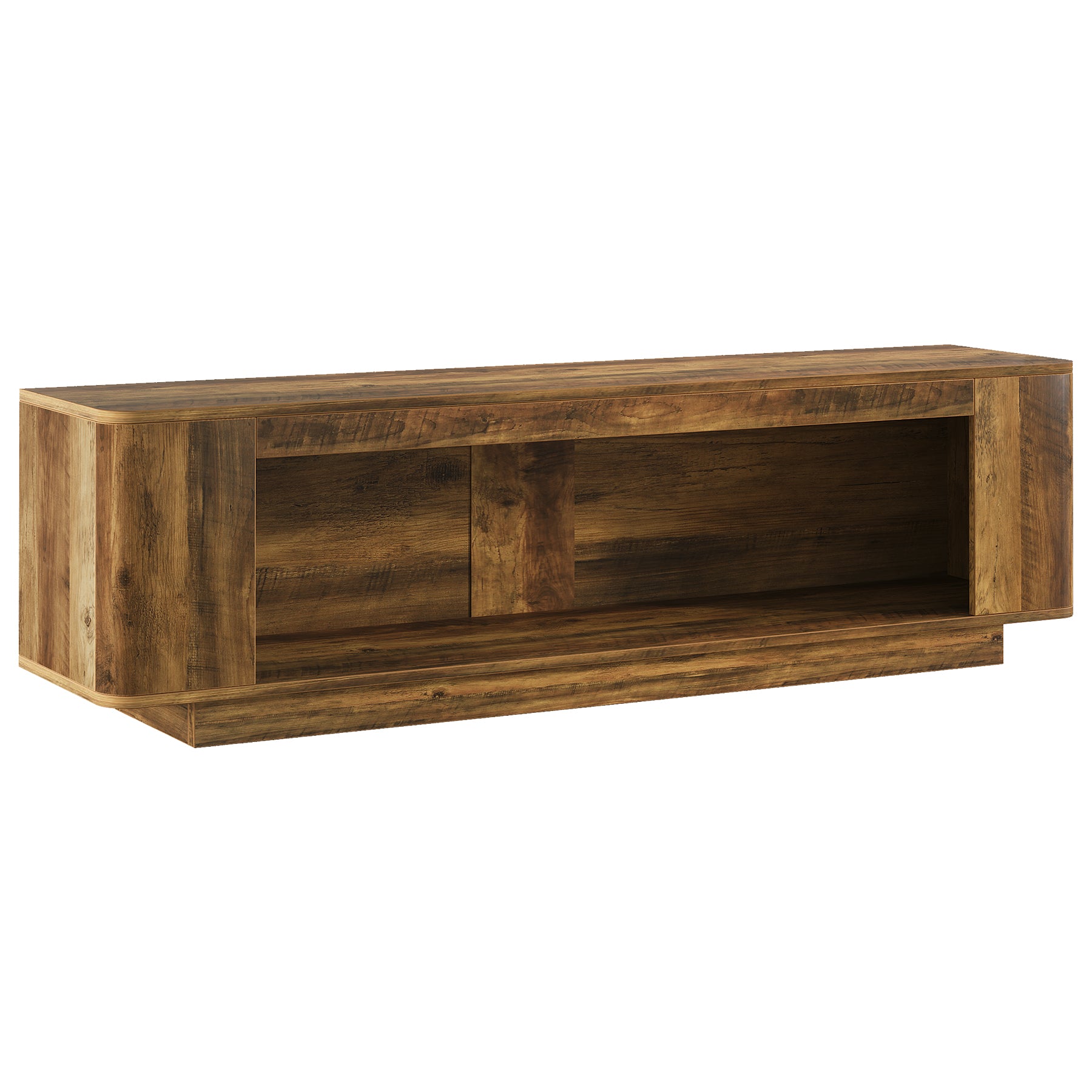 70.9" TV Stand, Entertainment Center with LED Light Strip for 65/70/75/80" TVs