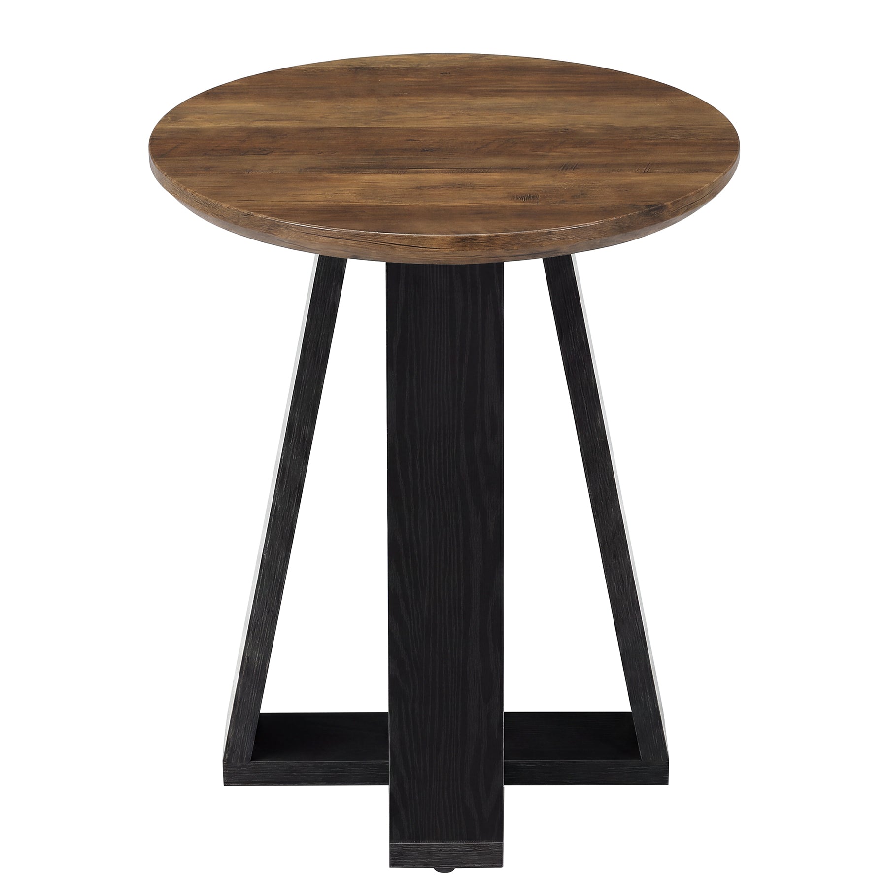 Round End Table, Modern Side Table Small Accent Table for Living Room