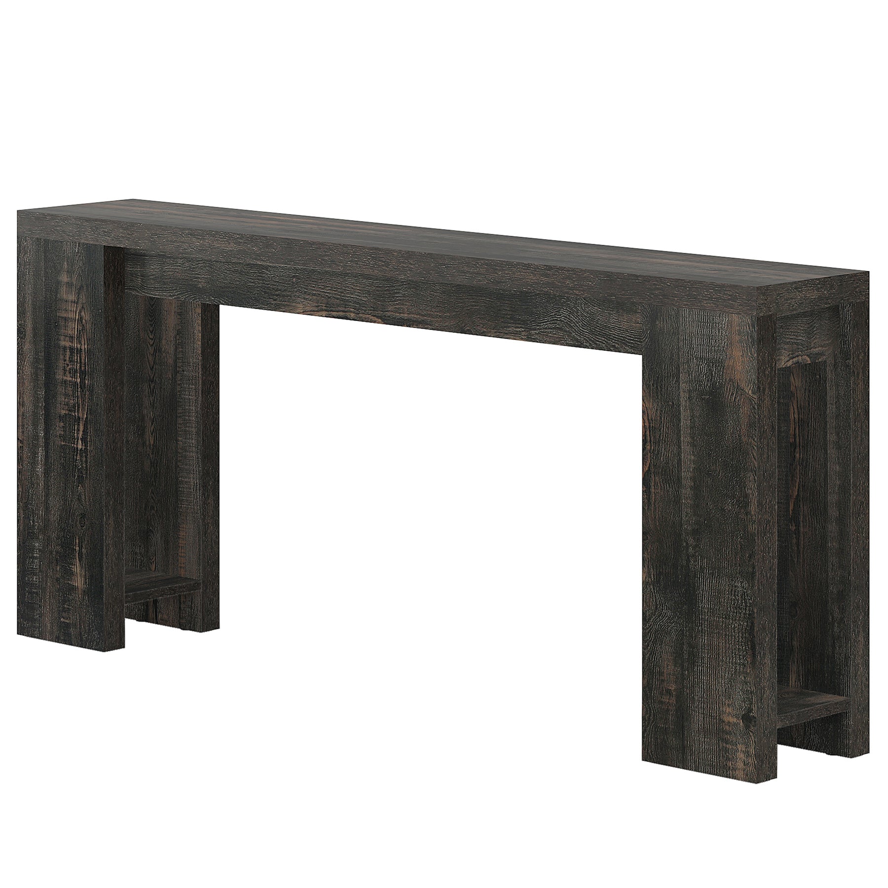 70.9" Extra Long Farmhouse Console Table, Narrow Sofa Table for Entryway