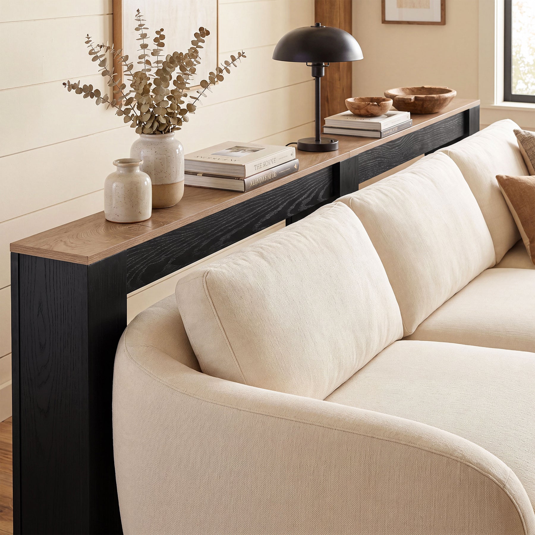 Tribesigns 94.5-Inch Extra Long Console Table with 5.9-Inch Depth, Narrow Sofa Table for Living Room