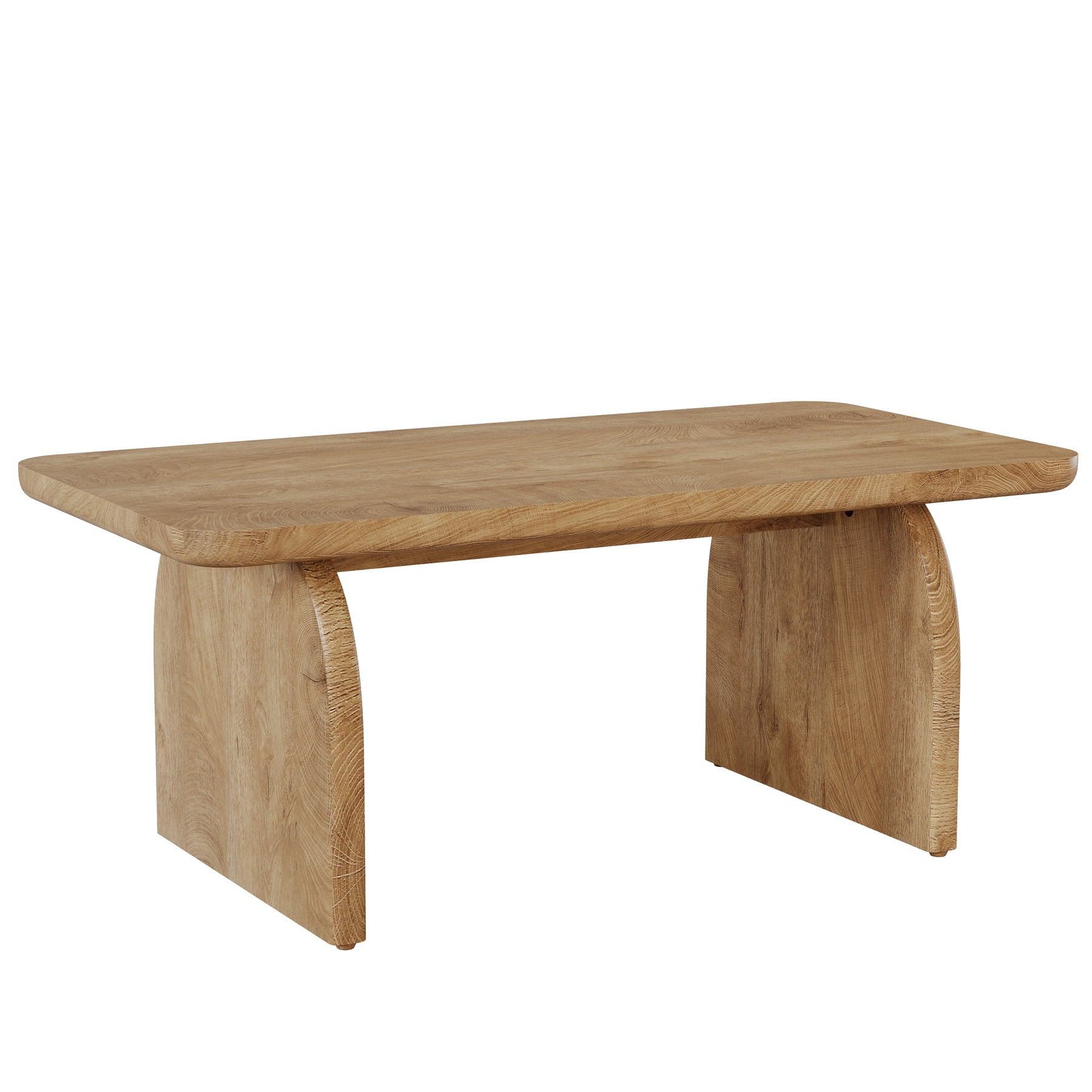 47" Coffee Table, Farmhouse Center Table Low Cocktail Tea Table