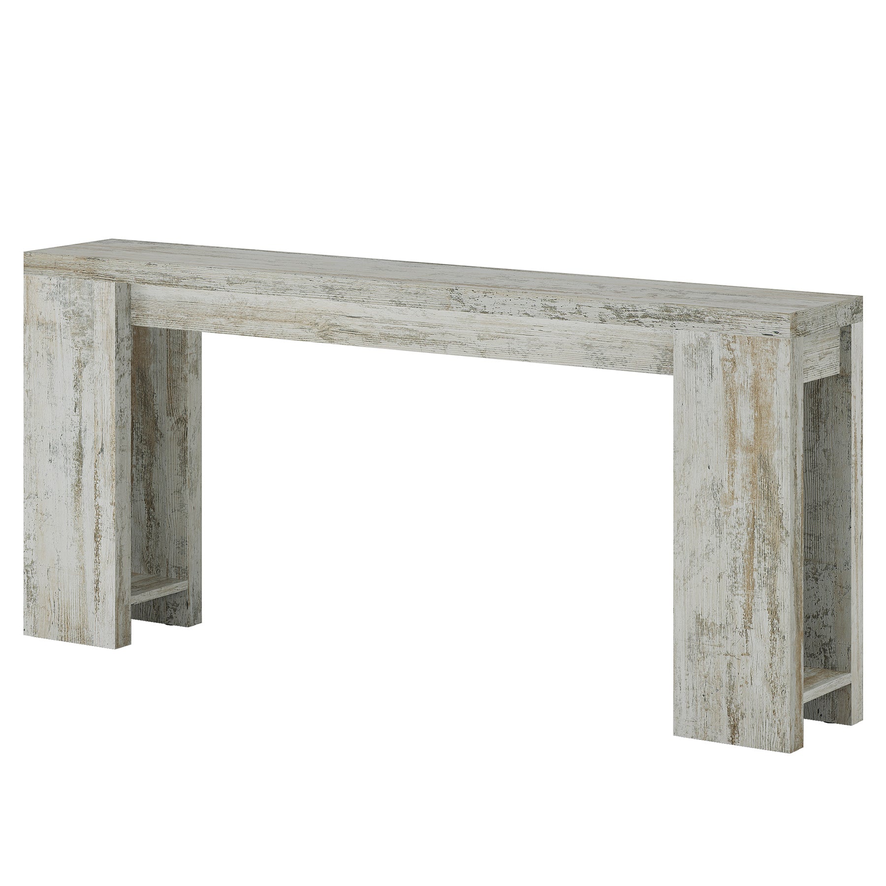 70.9" Extra Long Farmhouse Console Table, Narrow Sofa Table for Entryway