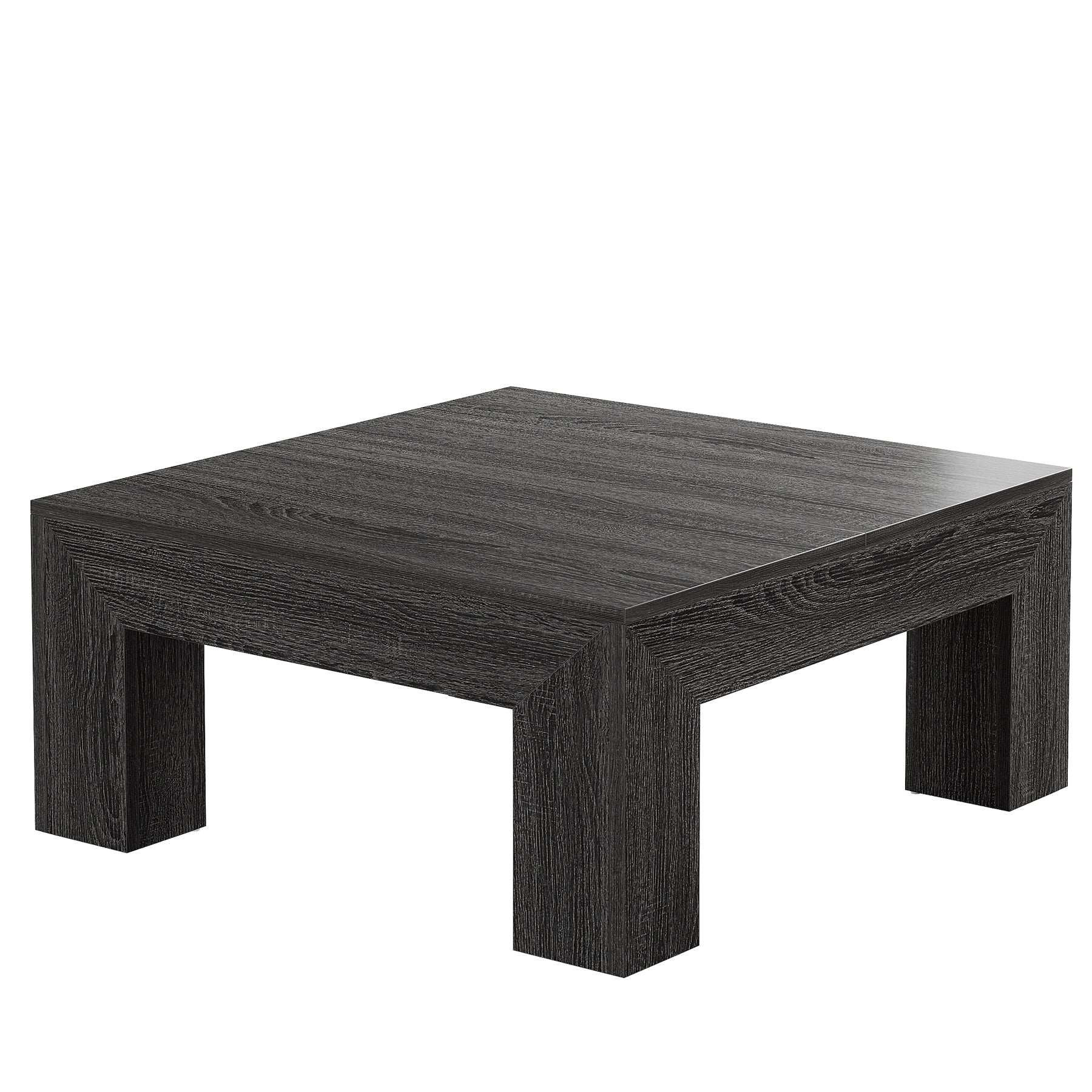 39" Coffee Table, Farmhouse Square Accent Center Cocktail Table