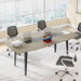 6FT / 8FT Conference Table, Modern Boat Shaped Meeting Table Tribesigns