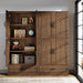 70" Bookshelf, Freestanding Bookcase with Storage Drawer Tribesigns