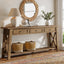 70.8" Console Table, Long Sofa Table Behind Couch with 3 Storage Drawers