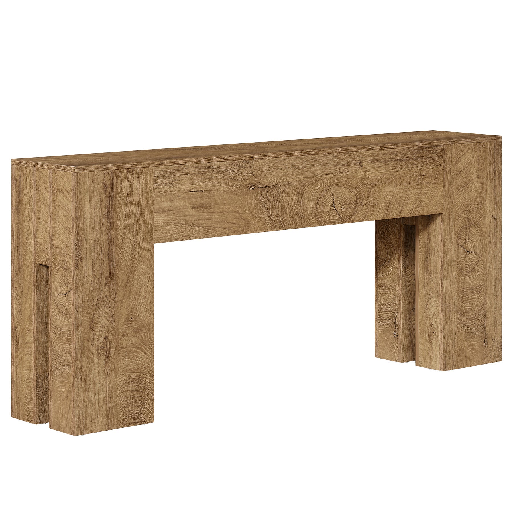70.8" Wooden Console Table, Sturdy Sofa Hallway Table