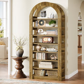 70.9" Bookshelf, 8-Tier Modern Bookcase Storage Display Shelf 3