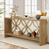 70.9" Console Table, Farmhouse Sofa Table Entryway Table with Storage 3