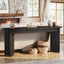 70.9" Console Table, Wood Sofa Table Hallway Table with Double Pedestal
