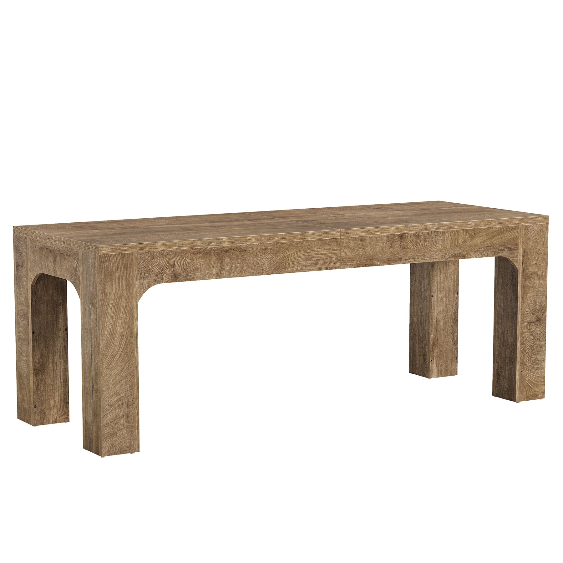 70.9" Farmhouse Dining Table,  Rectangular Kitchen Table with Heavy Duty Legs