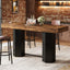 70.9" Home Bar Table, Counter Height Pub Table with Sturdy Base