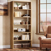 70.9" Tall Bookcase, 6-Tier Floor Standing Bookshelves with Storage Shelves 3