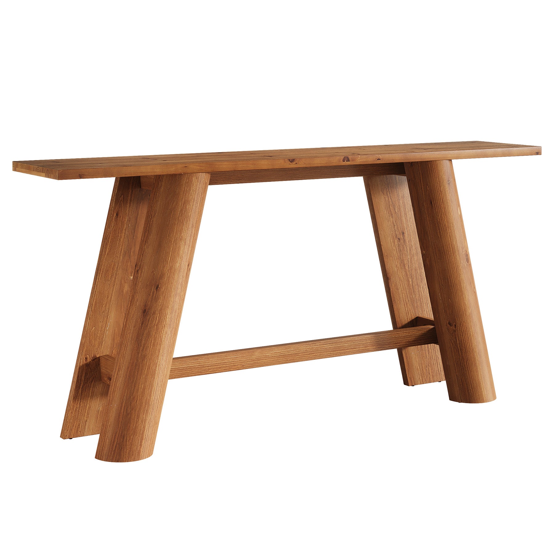 70.9" Wood Console Table, Narrow Sofa Table Behind Couch Entryway Furniture