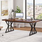 70.8" Executive Desk, Large Computer Office Desk Workstation Tribesigns