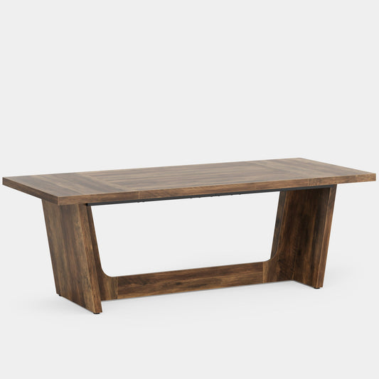 70.8 - Inch Executive Desk, Wood Study Computer Desk Writing Table Tribesigns