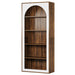 70.9" Bookshelves, 5-Tier Wood Bookcases with Storage Shelves Display Shelving Tribesigns