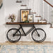 70.9" Console Table, Extra Long Sofa Table with Bicycle Base Tribesigns