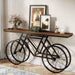 70.9" Console Table, Extra Long Sofa Table with Bicycle Base Tribesigns