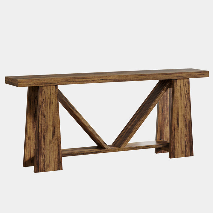 70.9" Console Table, Farmhouse Entryway Table Sofa Table Tribesigns