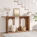 70.9" Console Table, Farmhouse Long Entryway Sofa Table with Storage Tribesigns