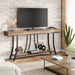 70.9" Console Table, Industrial Narrow Sofa Table with Storage Shelves Tribesigns