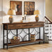 70.9" Console Table, Long Entryway Table Accent Table with Storage Drawers Tribesigns