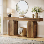 70.9" Console Table, Rustic Sofa Table Hallway Table Tribesigns