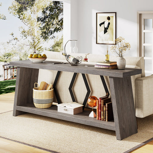 70.9 - Inch Console Sofa Table with Storage for Entryway Living Room Tribesigns