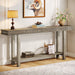 70.9 - Inch Console Table, Wood 2 - Tier Sofa Table Long Entryway Accent Table Tribesigns