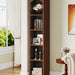 70.9" Narrow Bookcase, 5 - Tier Cube Bookshelf Display Rack with Storage Tribesigns