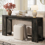 70.9" Wood Console Table, Farmhouse Sofa Table Entryway Table Tribesigns