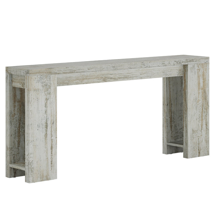 70.9" Wood Console Table, Farmhouse Sofa Table Entryway Table Tribesigns