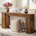 70.9" Wood Console Table, Farmhouse Sofa Table Entryway Table Tribesigns