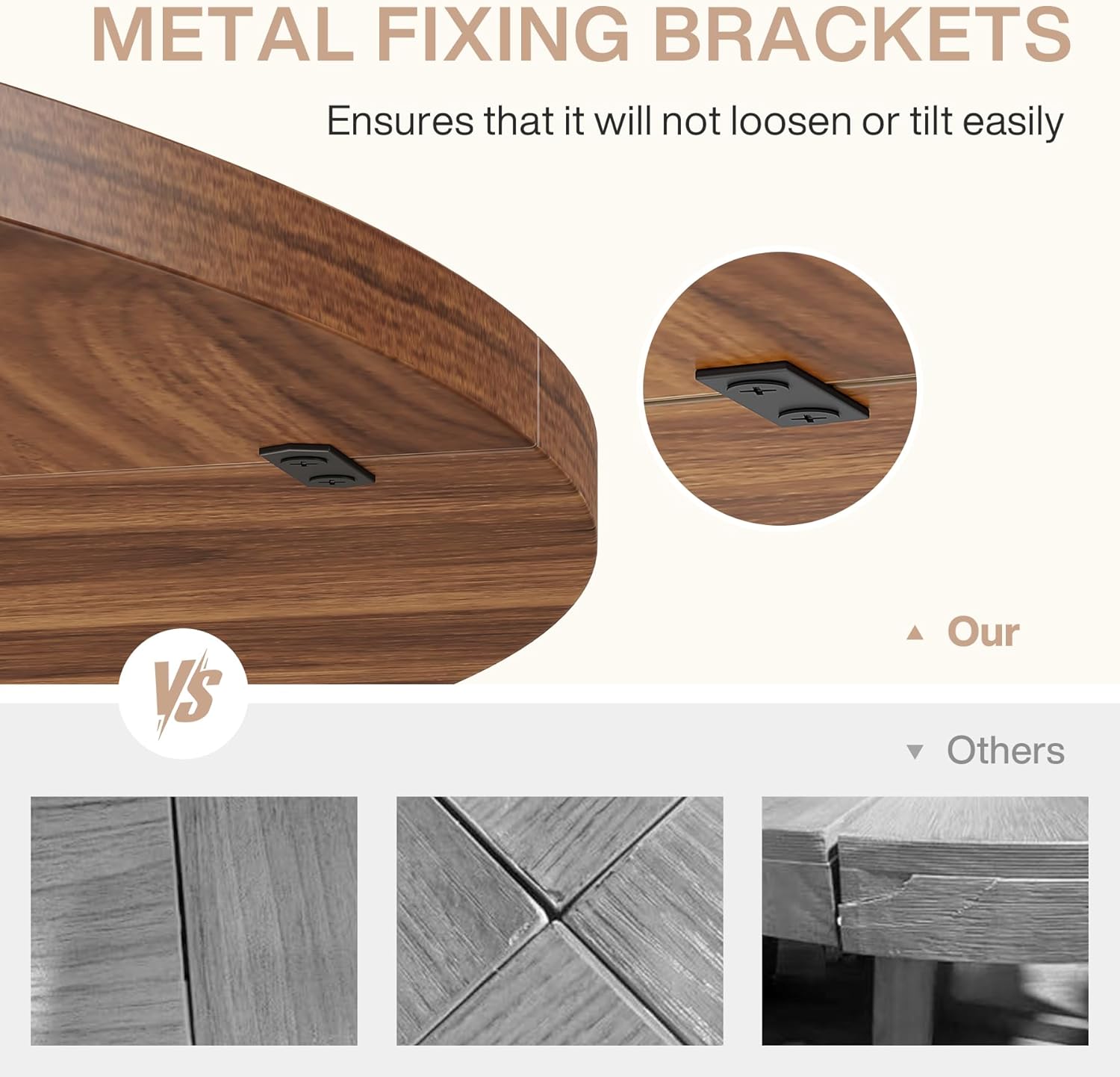 Tribesigns 47-Inch Round Conference Table for 4-6 People, Wooden Base and Thickened Top