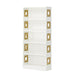 71" Bookshelf, 5 - Tier Freestanding Bookcase Display Storage Shelf Tribesigns