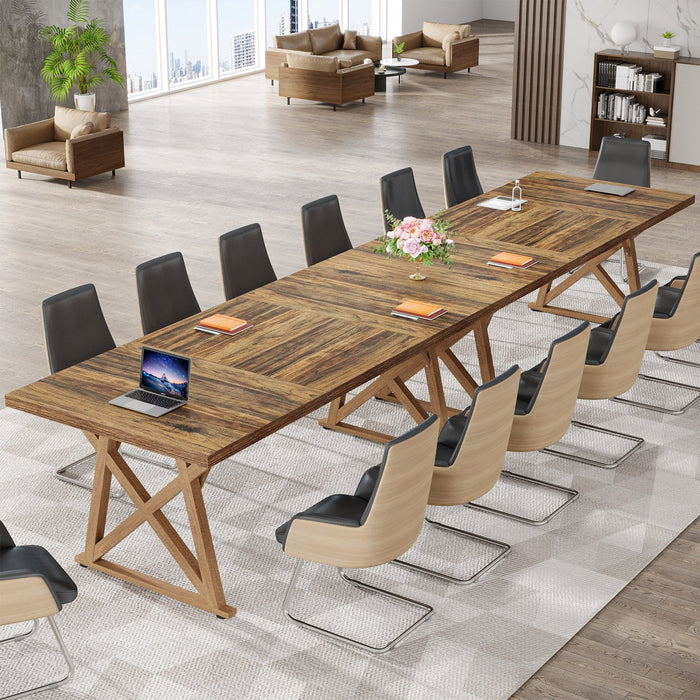 71" Conference Table, 6FT Meeting Table Boardroom Table for 6 - 8 People Tribesigns