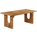 71" Dining Table for 6 to 8 People, Modern Wood Kitchen Dinner Table Tribesigns