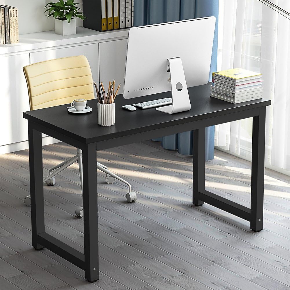 47" Computer Desk, Modern Simple Office Desk Computer Table for Home Office